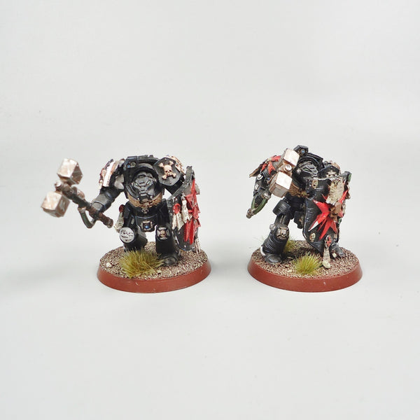 Black Templars Assault Terminators x5 Painted - Warhammer 40k Space Marines