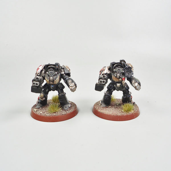 Black Templars Terminators x5 Painted - Warhammer 40k Space Marines