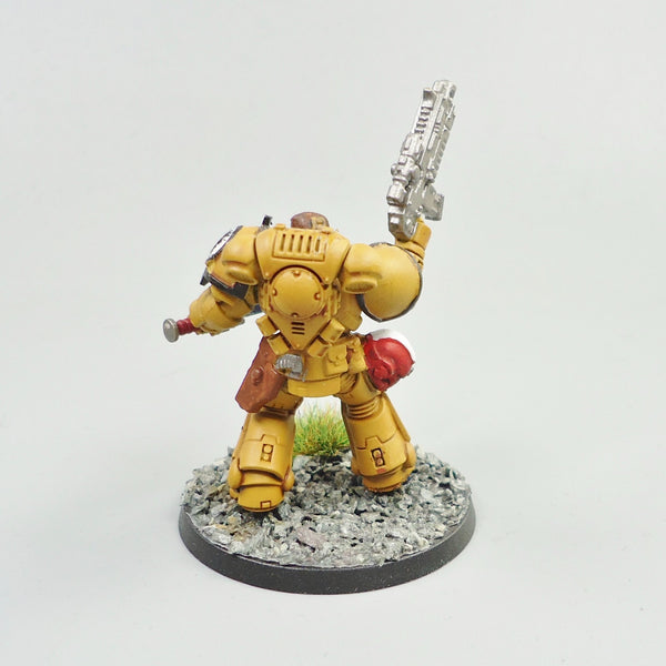 Converted Imperial Fists Lieutenant Painted -  Warhammer 40k Space Marines