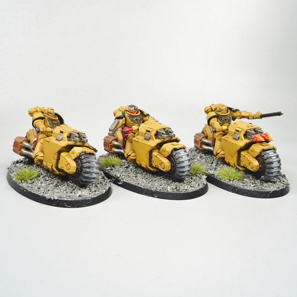 Imperial Fists Primaris Outriders x3 Painted - Warhammer 40k Space Marines