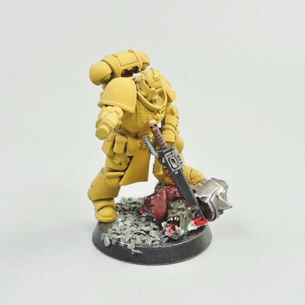Imperial Fists Character Partly Painted  -  Warhammer 40k Space Marines