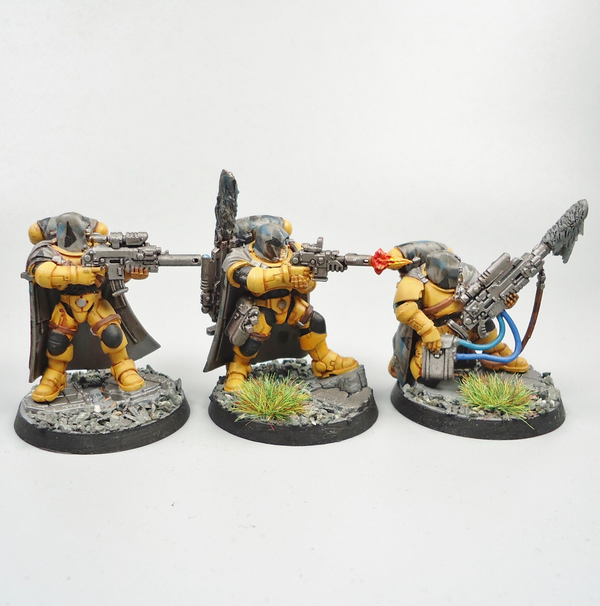 Imperial Fists Primaris Eliminators x3 Painted -  Warhammer 40k Space Marines