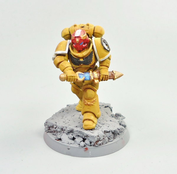 Imperial Fists Lieutenant Painted -  Warhammer 40k Space Marines