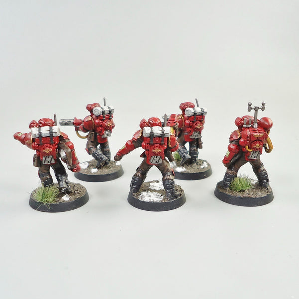 Astra Militarum Tempestus Scions x5 Painted -  Warhammer 40k Army Imperial Guard