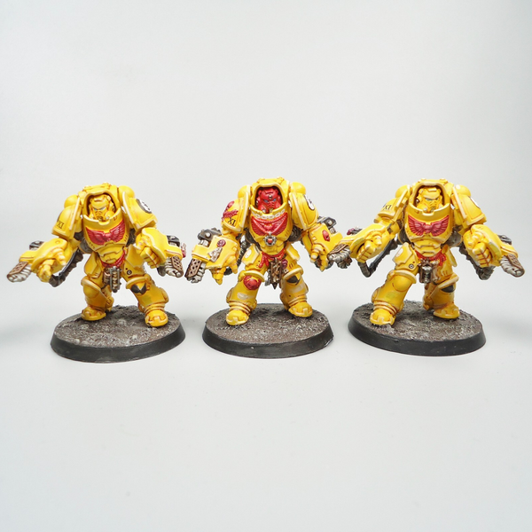 Imperial Fists Primaris Aggressors x3 Painted - Warhammer 40k Space Marines