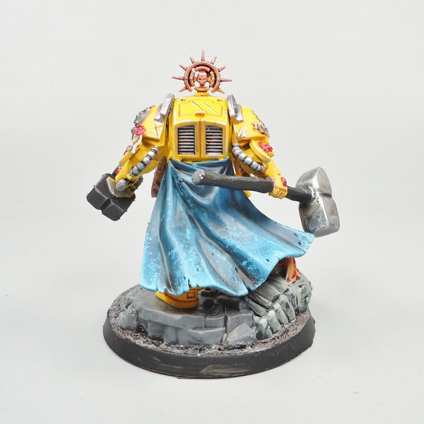 Imperial Fists Converted Captain Painted - Warhammer 40k Space Marines
