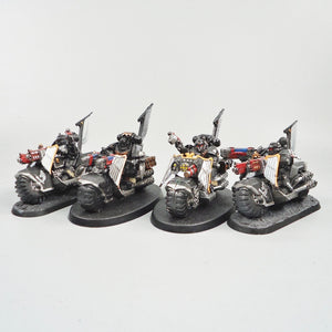 Dark Angels - Ravenwing Bikes x4 Part Painted - Warhammer 40k - Space Marines