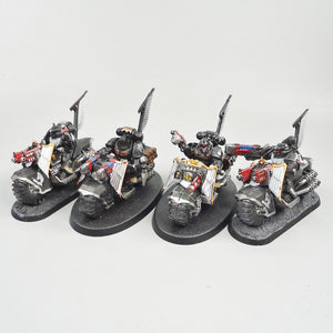 Dark Angels - Ravenwing Bikes x4 Part Painted - Warhammer 40k - Space Marines
