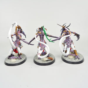 Slaanesh Fiends x3 Painted - Hedonites of Slaanesh - Warhammer - Age of Sigmar
