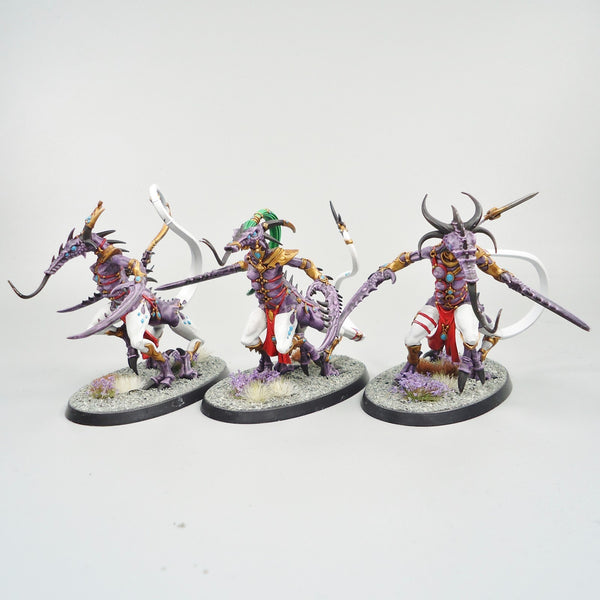 Slaanesh Fiends x3 Painted - Hedonites of Slaanesh - Warhammer - Age of Sigmar