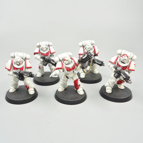 White Scars Primaris Intercessors x5 Painted - Warhammer 40k Army Space Marines