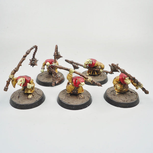 Skaven Plague Censer Bearers x5 Painted - Warhammer Fantasy - Age of Sigmar - GW