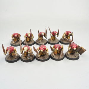 Skaven Plague Monks x10 Painted - Warhammer Fantasy - Age of Sigmar - Old World