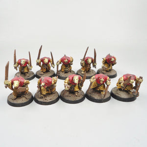 Skaven Plague Monks x10 Painted - Warhammer - Fantasy - Age of Sigmar - GW