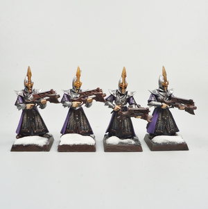 Dark Elves Crossbows x4 Painted - Warhammer Age Of Sigmar Army Fantasy Old World