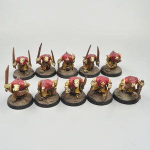 Skaven Plague Monks x10 Painted - Warhammer - Fantasy - Age of Sigmar - GW
