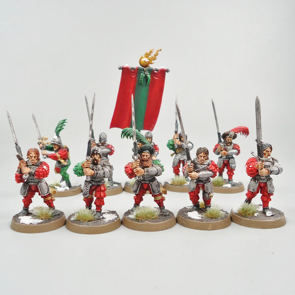 Empire Greatswords x10 Painted - Warhammer Fantasy - Age Of Sigmar - Old World