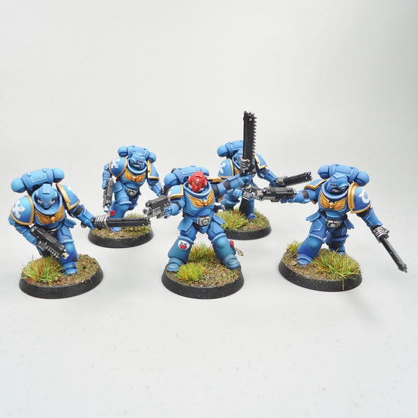 Ultramarines Assault Intercessors x5 Painted - Warhammer 40k - Space Marines -GW