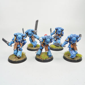 Ultramarines Assault Intercessors x5 Painted - Warhammer 40k - Space Marines -GW
