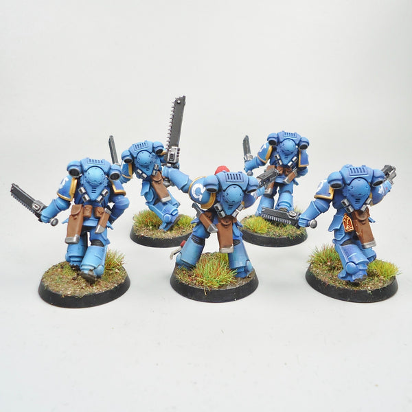 Ultramarines Assault Intercessors x5 Painted - Warhammer 40k - Space Marines -GW