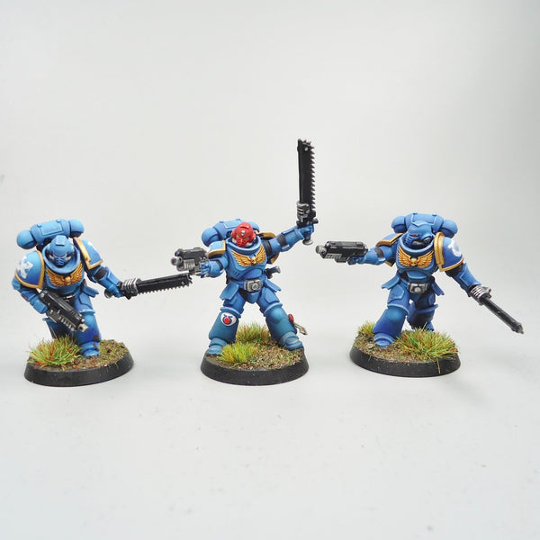 Ultramarines Assault Intercessors x5 Painted - Warhammer 40k - Space Marines -GW