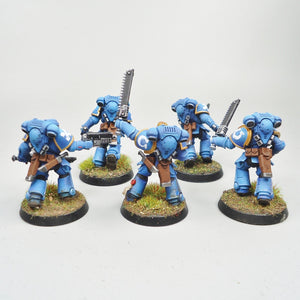 Ultramarines Assault Intercessors x5 Painted - Warhammer 40k - Space Marines -GW