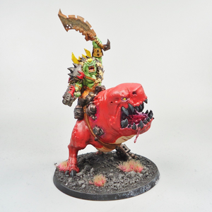 Ork Boss On Squigosaur Painted And Based - Warhammer 40k - GW - 40,000 - Orks