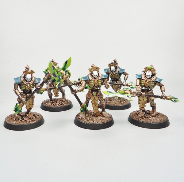 Necron Lychguard x5 Painted And Based - Necrons - Warhammer 40k - GW - 40,000