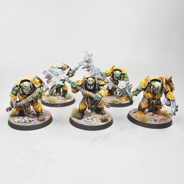 Orruk Ironjawz Brutes x5 Painted - Warhammer - Age of Sigmar - Orcs