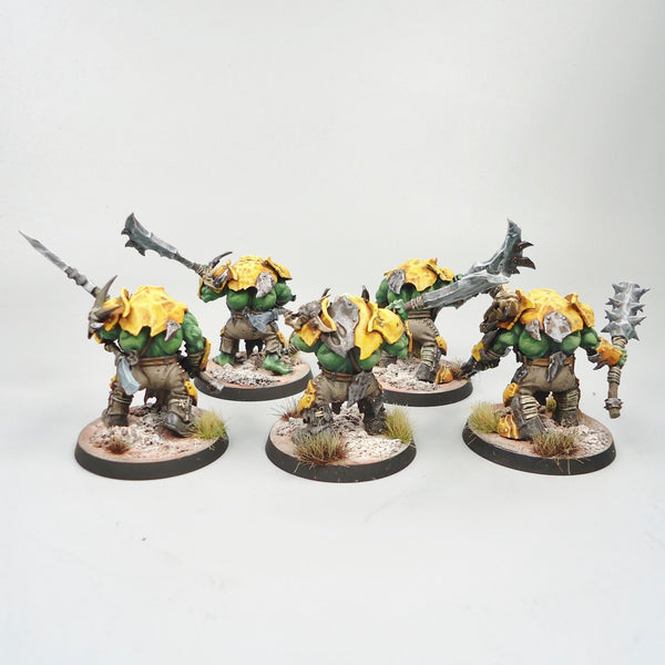 Orruk Ironjawz Brutes x5 Painted - Warhammer - Age of Sigmar - Orcs