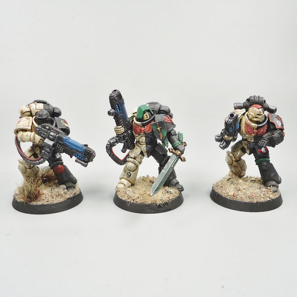 Dark Angels Hellblasters x5 Painted - Warhammer 40k - Space Marines - 40,000