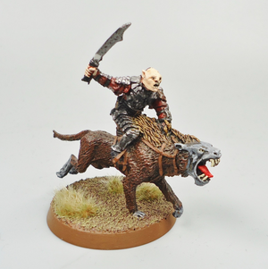 Gothmog On Warg Painted and Based - LOTR - Warhammer - Lord Of The Rings