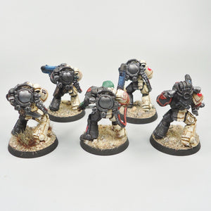 Dark Angels Hellblasters x5 Painted - Warhammer 40k - Space Marines - 40,000