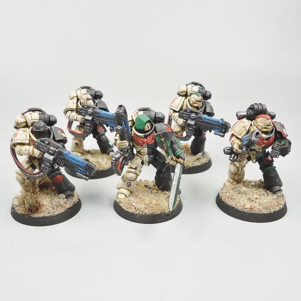 Dark Angels Hellblasters x5 Painted - Warhammer 40k - Space Marines - 40,000