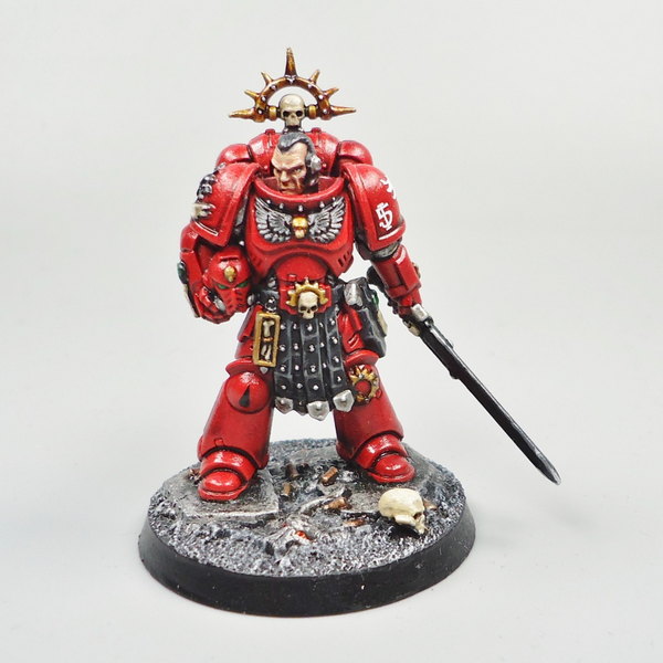 Blood Angels Lieutenant Painted - Warhammer 40k - Space Marines - GW - 40,000