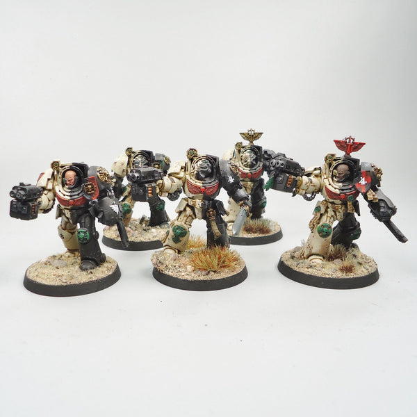Dark Angels Terminators x5 Painted - Warhammer 40k - Space Marines - 40,000 - GW