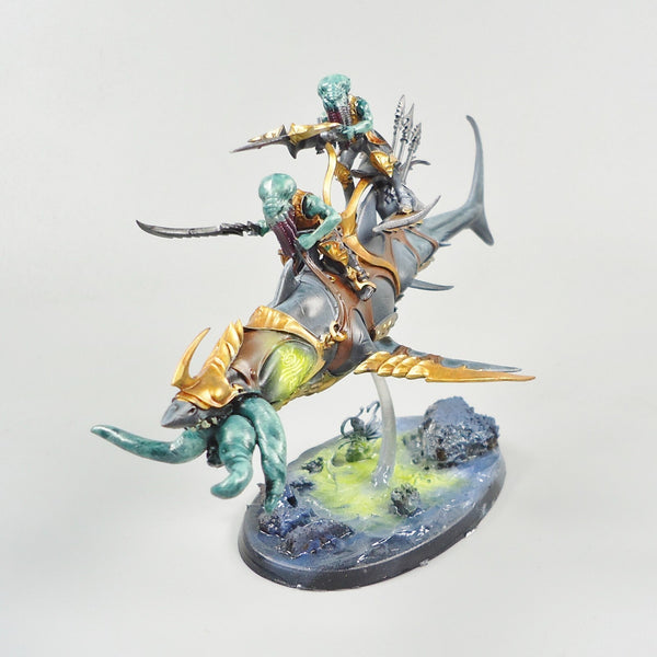 Idoneth Deepkin Converted Akhelian Allopex Painted - Warhammer Age Of Sigmar