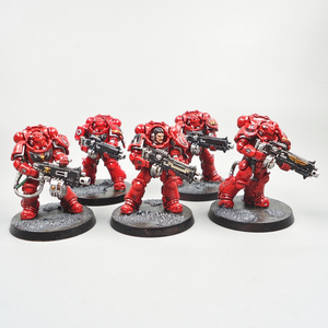 Blood Angels Heavy Intercessors x5 Painted - Warhammer 40k - Space Marines - GW