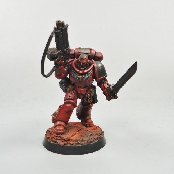 Blood Angels Converted Lieutenant Painted - Warhammer 40k Army Space Marines