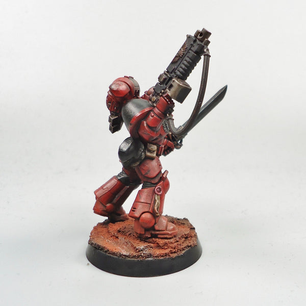 Blood Angels Converted Lieutenant Painted - Warhammer 40k Army Space Marines