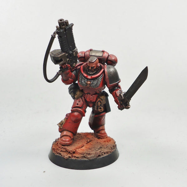 Blood Angels Converted Lieutenant Painted - Warhammer 40k Army Space Marines