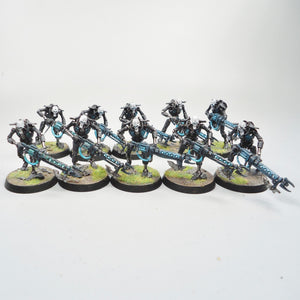 Necron Warriors x10 Painted And Based - Necrons - Warhammer 40k - GW - 40,000