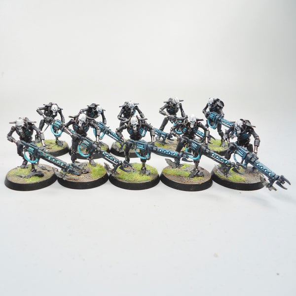 Necron Warriors x10 Painted And Based - Necrons - Warhammer 40k - GW - 40,000