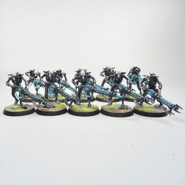 Necron Warriors x10 Painted And Based - Necrons - Warhammer 40k - GW - 40,000