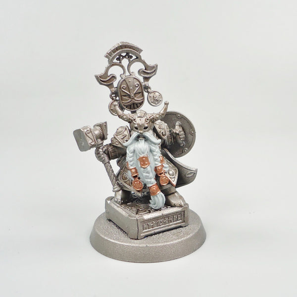 Dwarf King On Oathstone - Warhammer - Age Of Sigmar - Army - Cities Of Sigmar