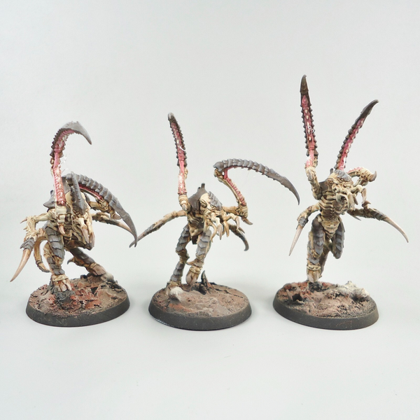 Von Ryan's Leapers x3 Painted And Based - Warhammer 40k - Tyranids - GW - 40,000