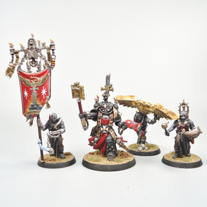 Black Templars Grimaldus & Retinue Painted - Warhammer 40k - Space Marines - GW