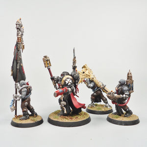 Black Templars Grimaldus & Retinue Painted - Warhammer 40k - Space Marines - GW