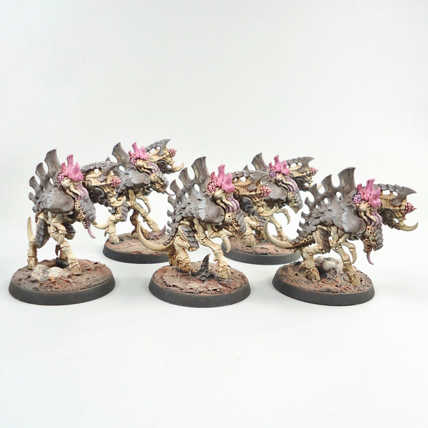 Barbgaunts x5 Painted And Based - Warhammer 40k - Tyranids - GW - 40,000