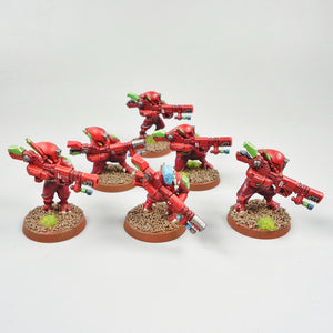 Tau Empire Troops x6 Painted and Based - Warhammer 40k - 40,000 - GW